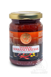 Koningsvogel Sambal Serrano badjak 200gr