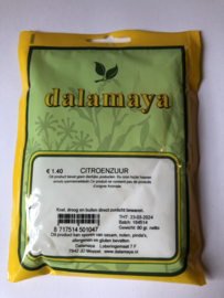 dalamaya Citroenzuur zakje 80 gr