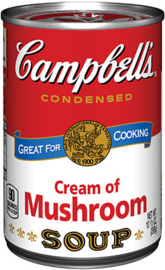 Campbells  cream of Mushroom soup