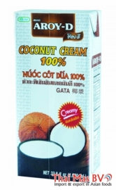 aroy-d coconut cream 1 liter Datum 15-9-2023