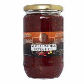 Koningsvogel Sambal Badjak extra heet 750gr