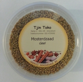 Mosterdzaad geel 120 gr