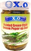 Groene Peper (rawit) op zuur 200 gram