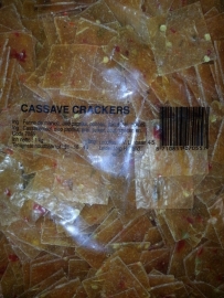  Lucullus Cassava crackers 3x3cm ongebakken