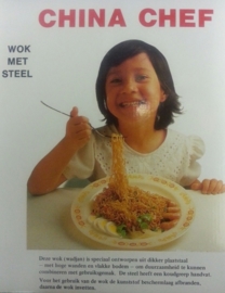 Wok met steel 30cm in box