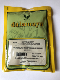 dalamaya Kerrie poeder zakje 75 gr