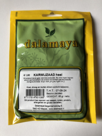 dalamaya Karwijzaad  zakje 65 gr