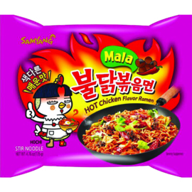 SamYang hot chicken Mala noodles 5 stuks