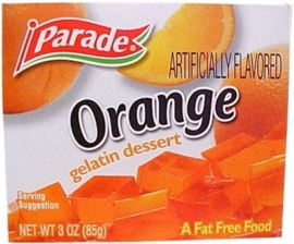 Parade Orange gelatin dessert