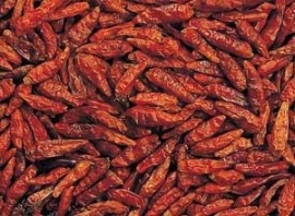 Chilli dried bird eye pili-pili(zeer heet) 250 gram