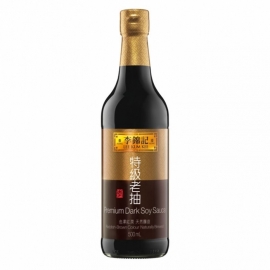 Lkk dark premium soy sauce, donkere sojasaus 500ml