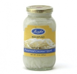 Monica  Macapuno cocos stukjes 340 gr