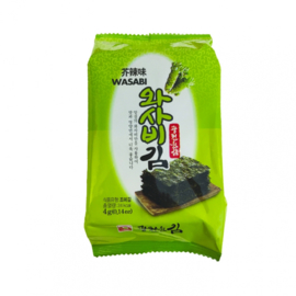 Kwangcheon Wasabi zeewier 3 pakjes