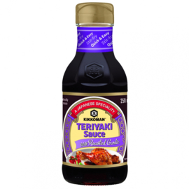 Kikkoman Teriyaki Saus Met Geroosterd Knoflook 250ml