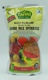 Kant en klare bara mix geen spinazie van zainab 400 g