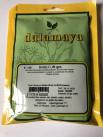 dalamaya Basilicum gesneden zakje 20 gr