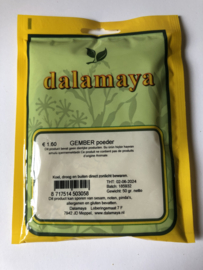 dalamaya Gember poeder zakje 50 gr