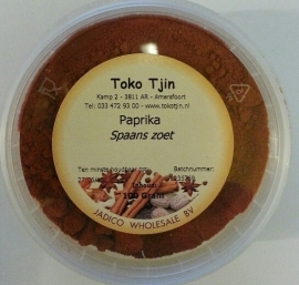 Paprika Spaans zoet  100 gr