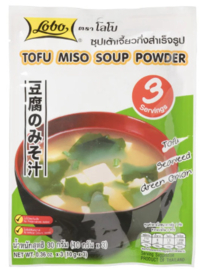 Lobo Instant Tofu Miso Soep 3x10 gram