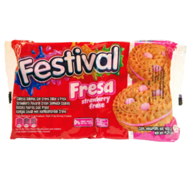 Festival  strawberry cookies