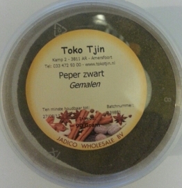 Peper zwart gemalen 90 gram