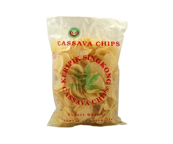 Mirasa Cassava chips Krau krau gebakken naturel 250 gram
