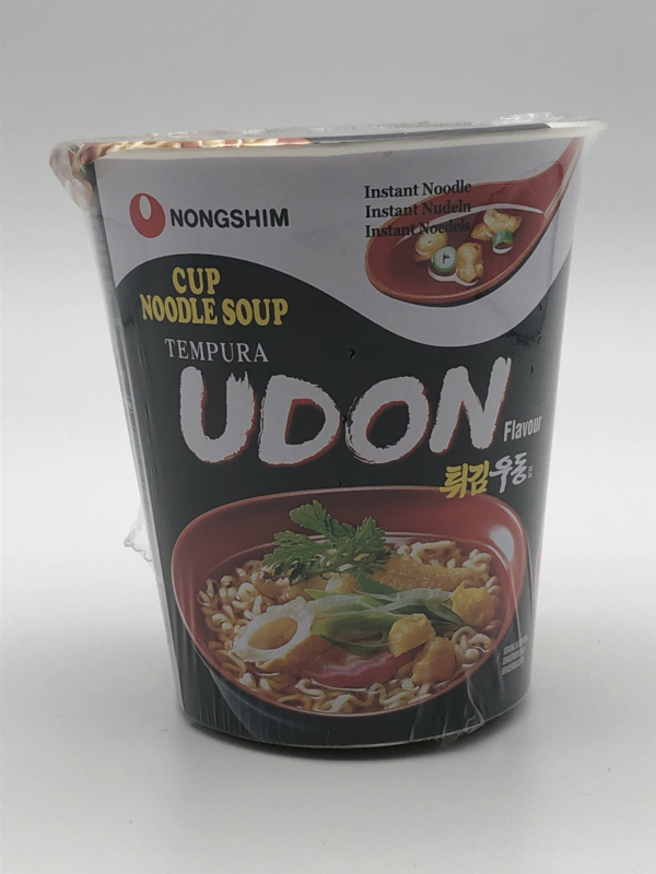 Nongshim Cup noodle soup Tempura udon flavour 62gr