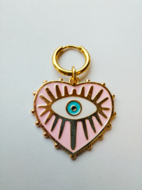 Oorring hanger evil eye