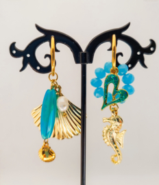Oorbellen seahorse