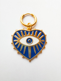 Oorring hanger evil eye