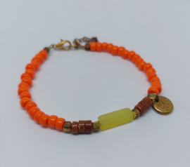 Armbandje oranje