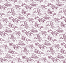 Creative Lab Chinoiserie Purple 292,2cm x 280cm hoog (met gratis lijm!)