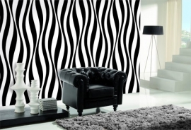 Dutch DigiWalls Due - art. 2044 Zebra B / W