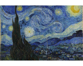 Fotobehang De sterrennacht (Van Gogh)