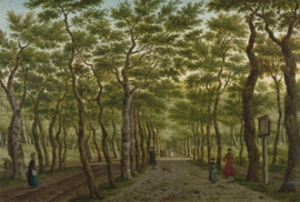 Dutch Painted Memories 8019 Het Heerepad in het Haagse Bos - Paulus Constantijn la Fargue 