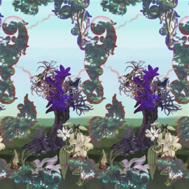 Christian Lacroix Maison PCL7048/01 Novafricia Sunrise Scene 2 Azur (met gratis lijm)