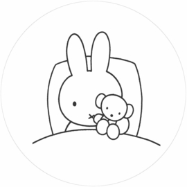 Kek Wonderwalls behangcirkel Miffy sleep CK-031