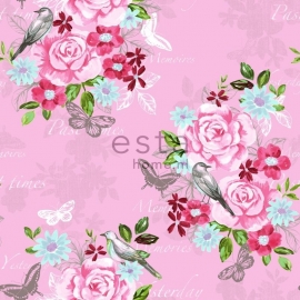 Behang Esta Home Pretty Nostalgic 138120 bloemen