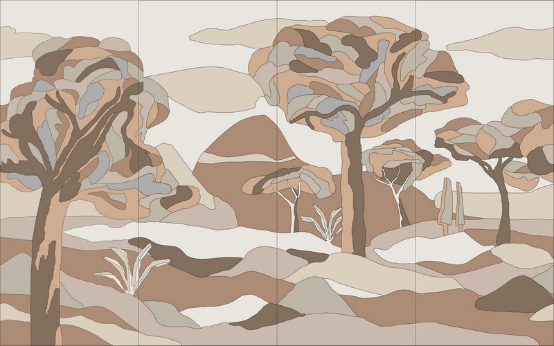 Arte Emblème Under the Sycamore Tree 30820 Winter Landscape (met gratis lijm!)