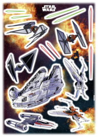 Wandsticker Starwars Spaceships 14022