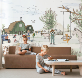 Annet Weelink Animal Farm Mural (met gratis lijm!)