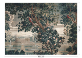 Kek Book V wp-796-r Landscape Tapestries 389,6cm breed x 280cm hoog (met gratis lijm!)