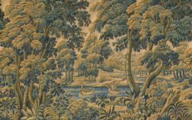 Arte Les Tapisseries Panoramique 97850 Bucolique Forest Green (met gratis lijm!)