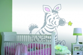 Sweet Collection by Monica Maas - Sitting Zebra in Light Grey art. 5065