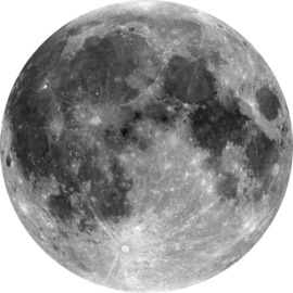 Komar D1-019 Moon behangcirkel zelfklevend 125cm
