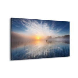 Canvasdoek Zonsondergang