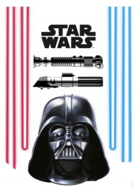 Wandsticker Starwars Darth Vader And Lightsabers 14030
