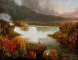 Dutch Painted Memories 8079 Distant view of niagara falls