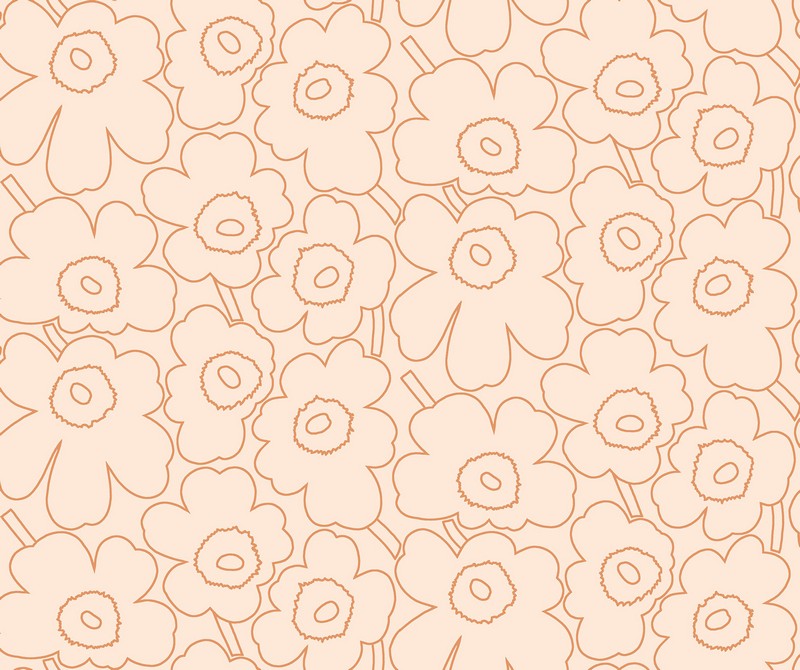 Marimekko 07 Piirto Unikko 25915 Metallic (met gratis lijm!)