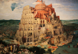 Canvasdoek Pieter Bruegel The Tower Of Babel Reproduction